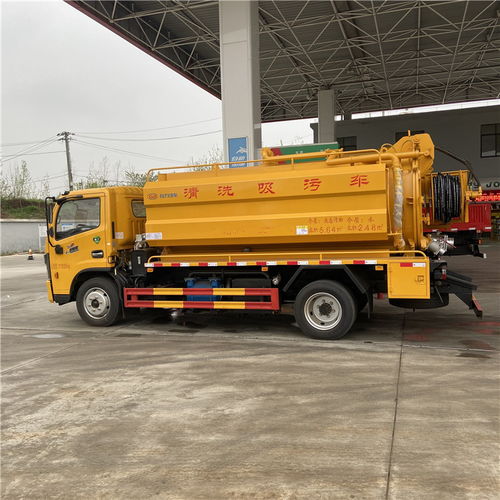 多利卡吸污車 高壓清洗吸糞車廠家 天龍后八輪吸污車報價